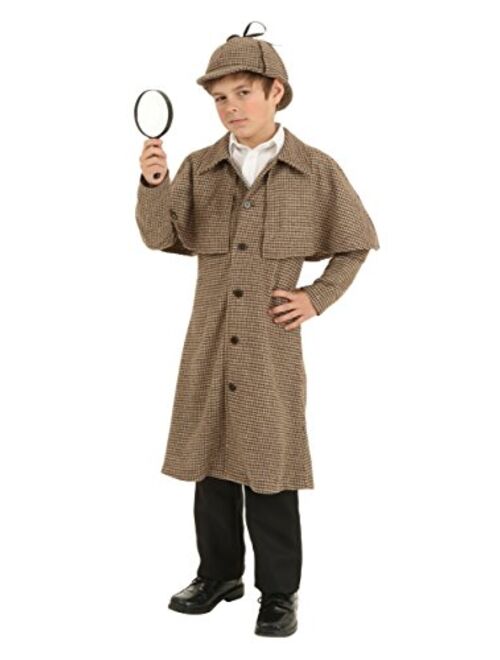 Fun Costumes Kid's Detective Costume Houndstooth Sleuth Outfit