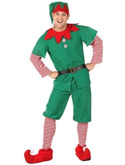 Adult Holiday Elf Costume Christmas Elf Costume for Men