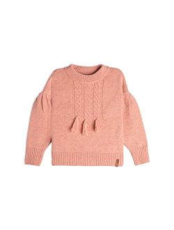 Girl Long Sleeve Sweater Pink Coral - Child