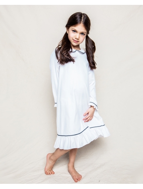J.Crew Petite Plume girls' Sophia nightgown with piping