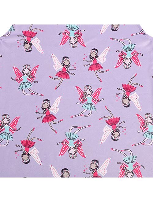 Neko-Baby Girls Nightgown Pajama Flutter Sleeve Nightshirt Sleepwear Pjs Dress 5-12 Years
