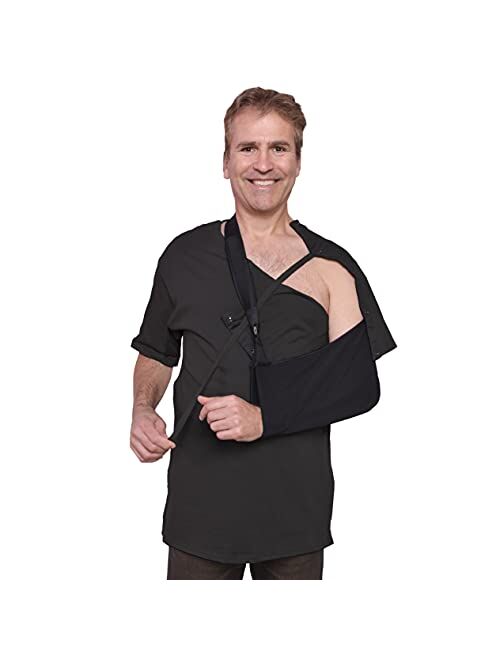 Inspired Comforts Post Surgery Shirt with Left & Right Side Snap Access