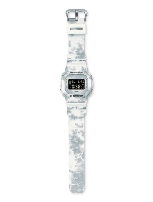 Casio G-SHOCK Men's Digital White Snow Camouflage Resin Strap Watch 43mm