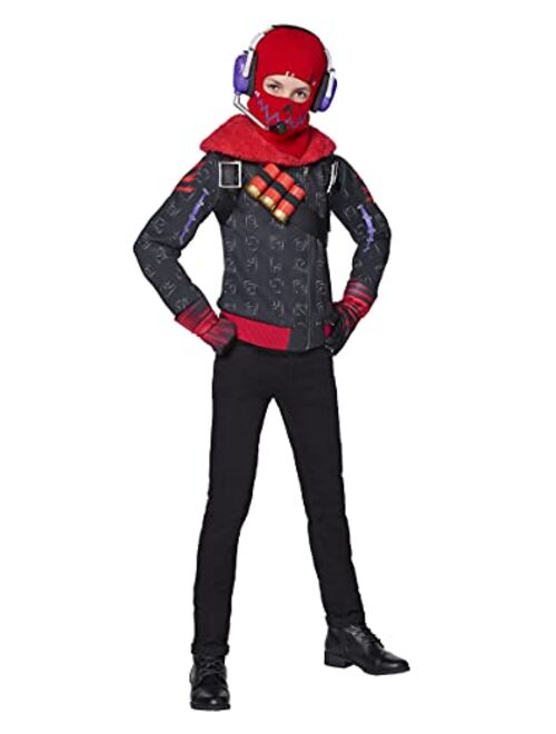 Spirit Halloween Youth Fortnite Raptor (Glow) Costume