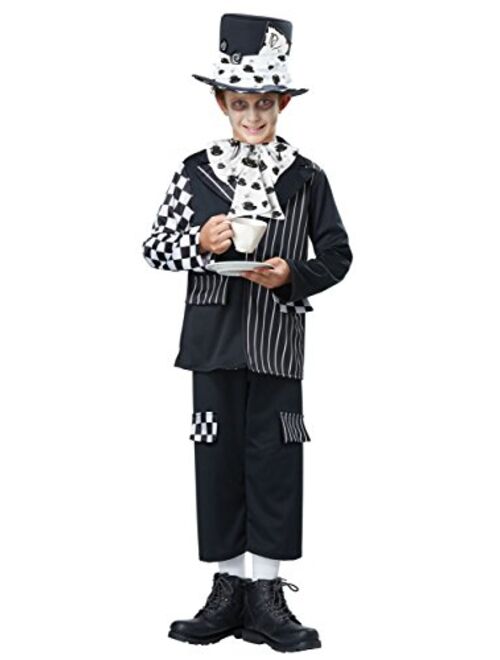 California Costumes Boys Mad Hatter Child Costume Black/White, Extra Large
