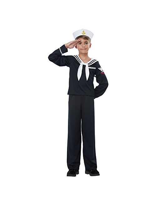 California Costumes Kids Navy Sailor Uniform Halloween Costume