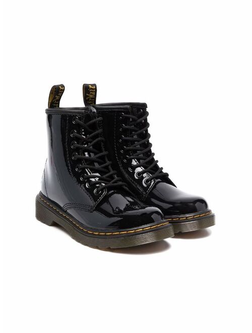 Dr. Martens Kids 1460 patent leather boots