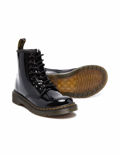 Dr. Martens Kids 1460 patent leather boots