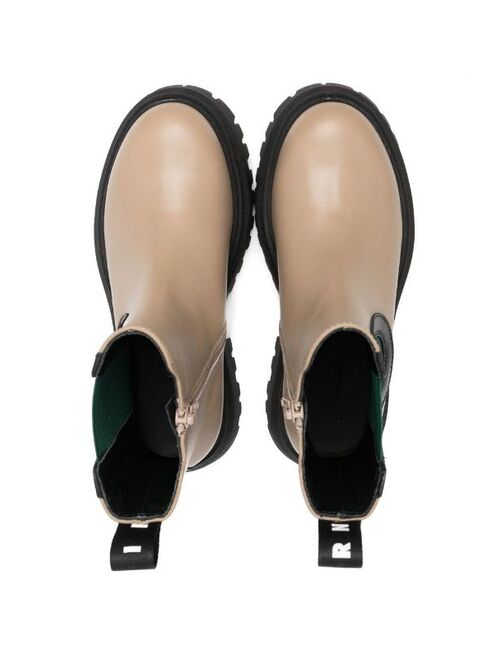 Marni Kids zip-up Chelsea boots