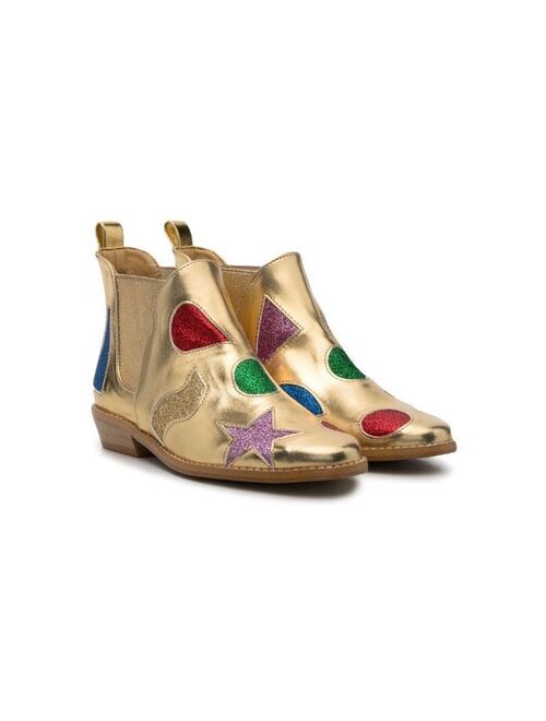 Stella McCartney Kids star detail ankle boots