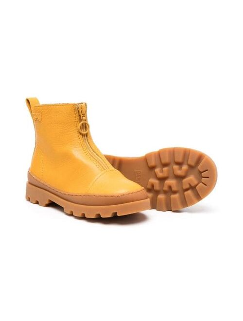 Camper Kids Brutus zipped leather boots