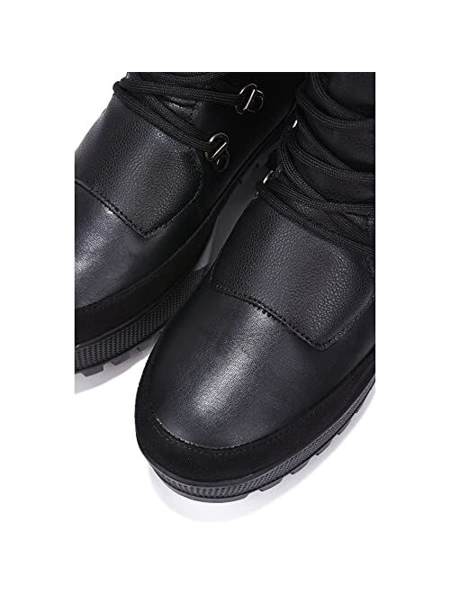 Cape Robbin Nunca Combat Boots for Women, Platform Boots with Chunky Block Heels, Womens High Tops Boots