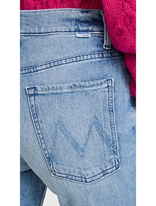 MOTHER Women's High Waisted Hiker Hover Jeans