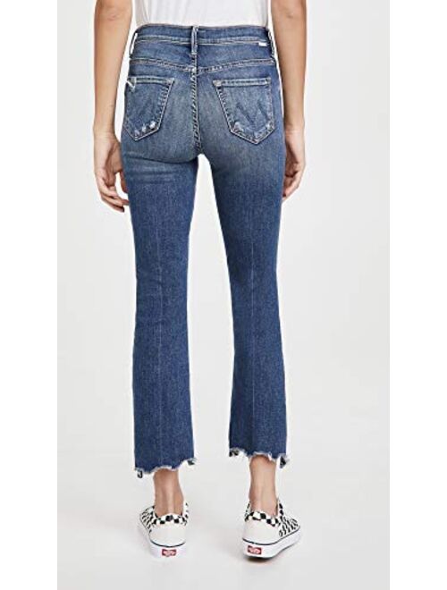 MOTHER Women's The Insider Crop Step Chew Jeans