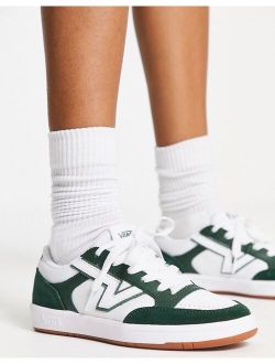 Lowland sneakers in green/white