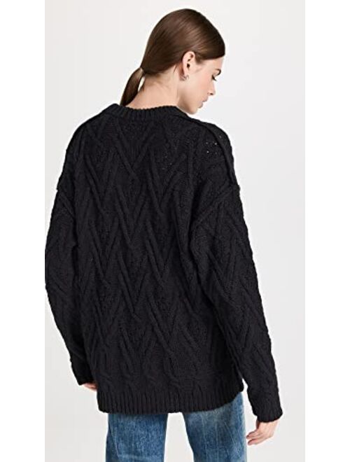 Free People Women's Isla Cable Knit Sweater