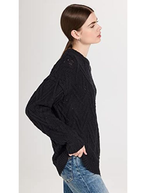 Free People Women's Isla Cable Knit Sweater