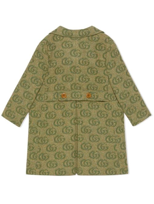 Gucci Kids GG wool double-breasted coat