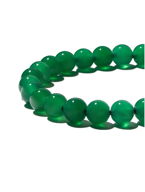 David Yurman Spiritual Beads green onyx bracelet
