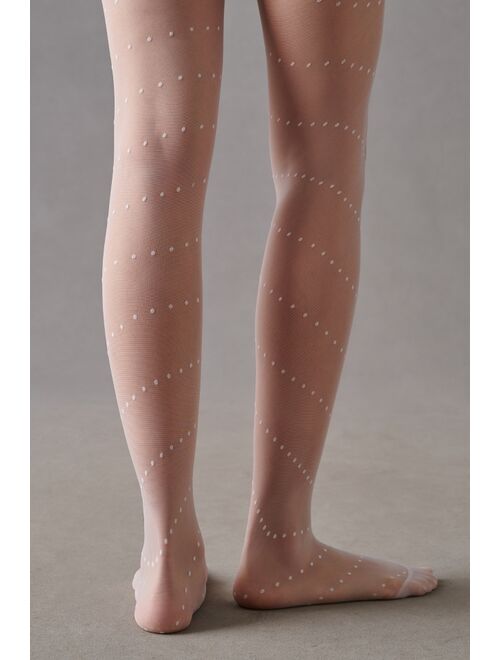 By Anthropologie Swiss Dot Tights