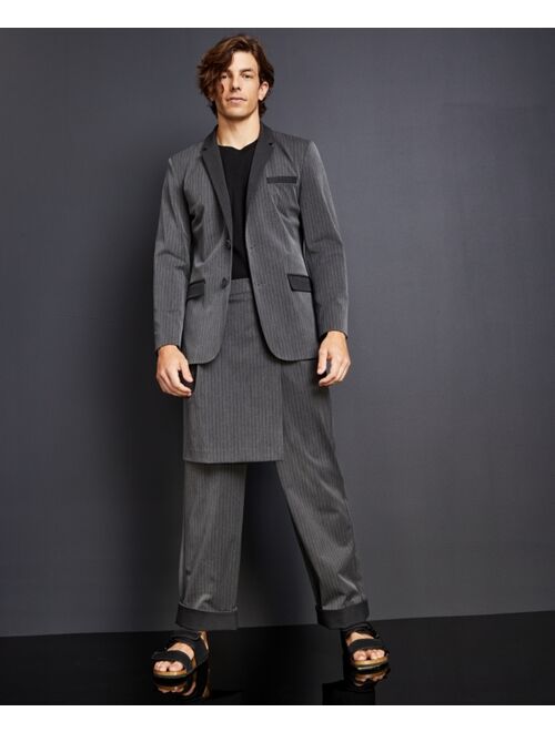 ROYALTY BY MALUMA Men's Classic-Fit Pinstripe Blazer, Created For Macy's