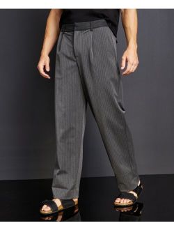 ROYALTY BY MALUMA Men's Relaxed-Fit Pinstripe Suit Pants, Created For Macy's