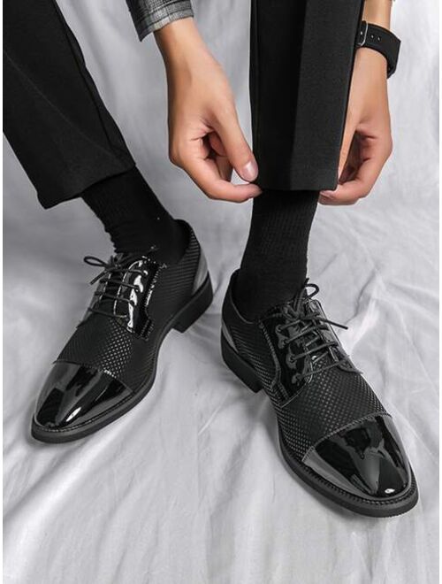 Shein Men Lace-up Front Oxford Shoes