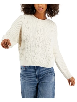 Women's Traveling Cable-Knit Sweater
