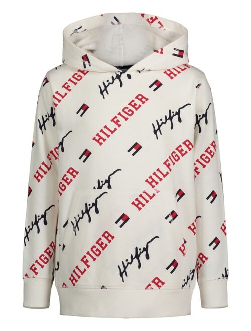 TOMMY HILFIGER Big Boys Print Pullover Hoodie