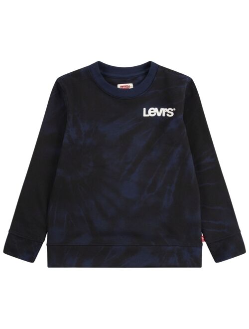 LEVI'S Little Boys Logo Crewneck Sweatshirt