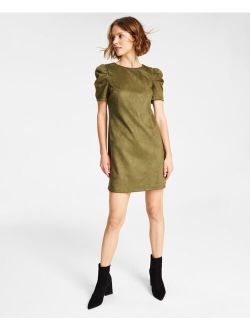 Women's Puff-Sleeve Sheath Dress, Created for Macy's