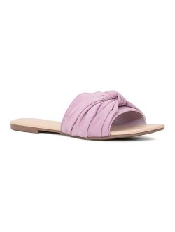 London Rag Women's Knotted Slide Sandals