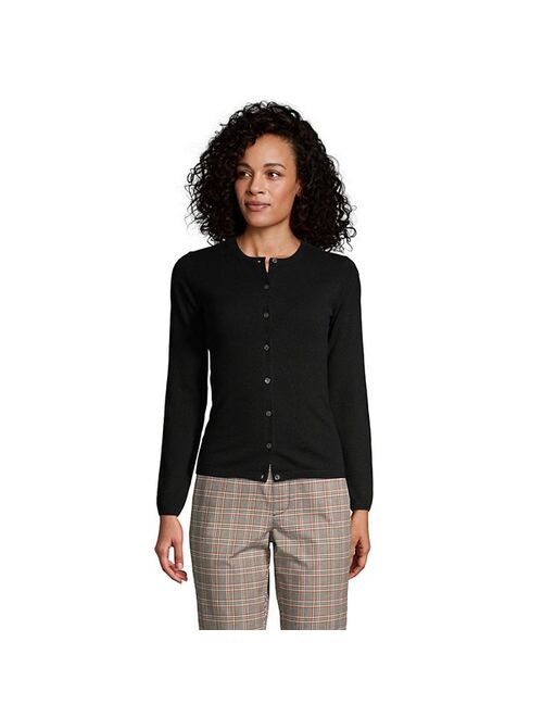 Women's Lands' End Classic Cashmere Cardigan Sweater