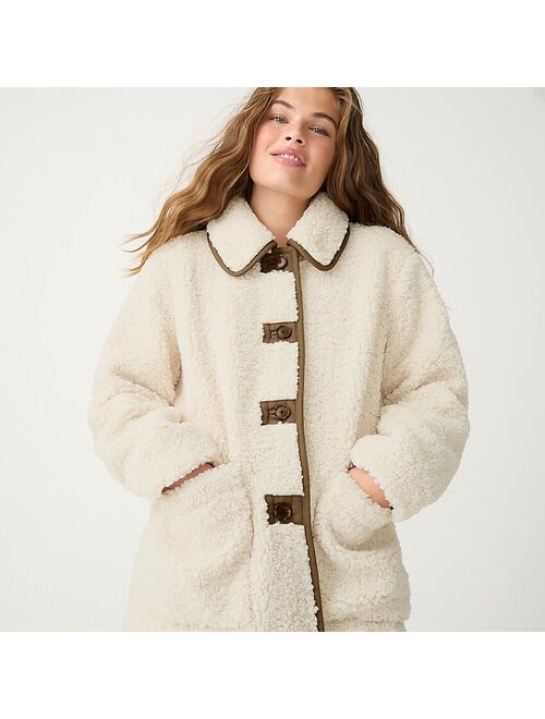 Buy J.Crew Teddy sherpa jacket online Topofstyle