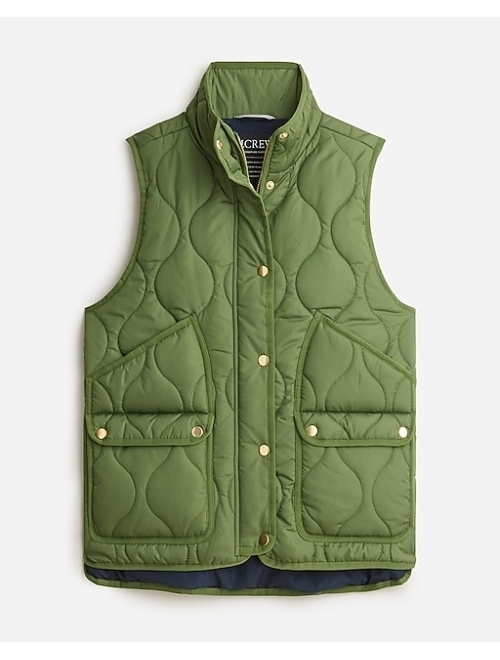 J.Crew New quilted excursion vest