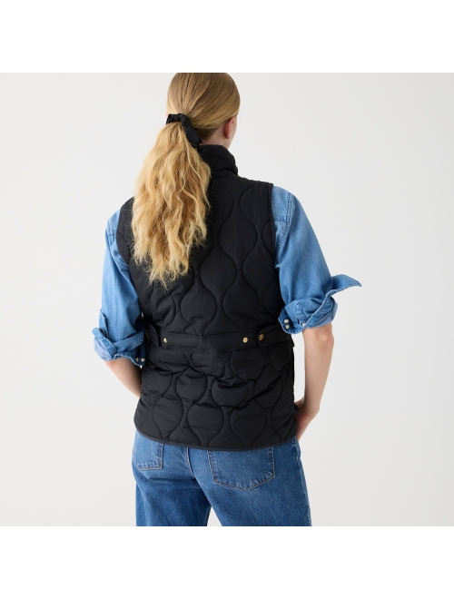 J.Crew New quilted excursion vest