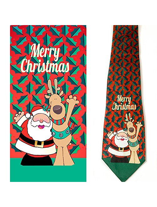 Stonehouse Collection Men's Assorted Holiday Ties - 6 Fun Neckties - Tie Assortment - Christmas, Thanksgiving, Valentines, St Patricks, Easter, 4th of July