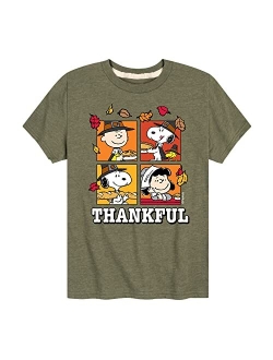 Peanuts - Toddler and Youth Fall Thanksgiving Short Sleeve T-Shirt