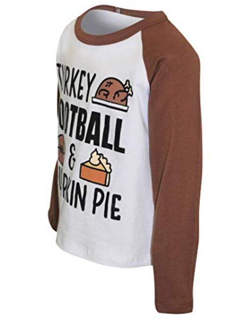 Unique Baby Turkey Thanksgiving Shirts for Boys Girls Unisex Short Long Sleeve T Shirt