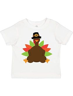 inktastic Thanksgiving Pilgrim Turkey Toddler T-Shirt