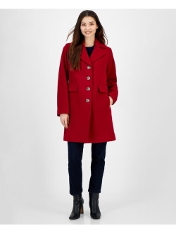 Women's Single-Breasted Walker Coat, Created for Macy's