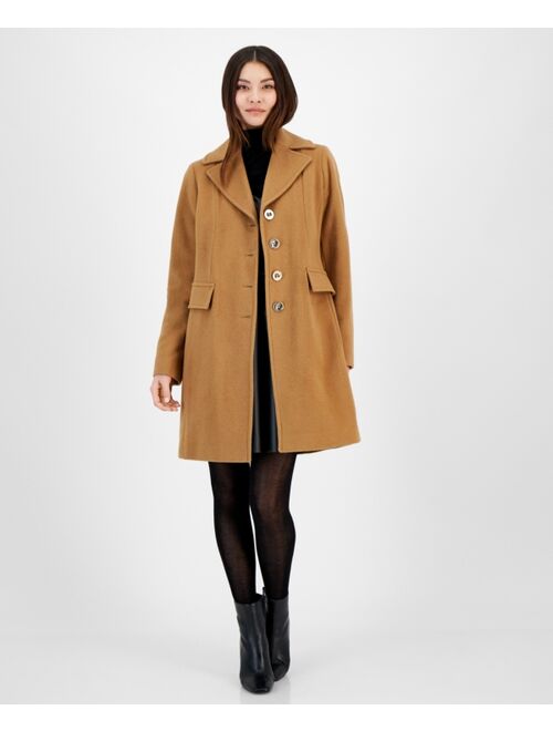 MICHAEL MICHAEL KORS Women's Single-Breasted Walker Coat, Created for Macy's
