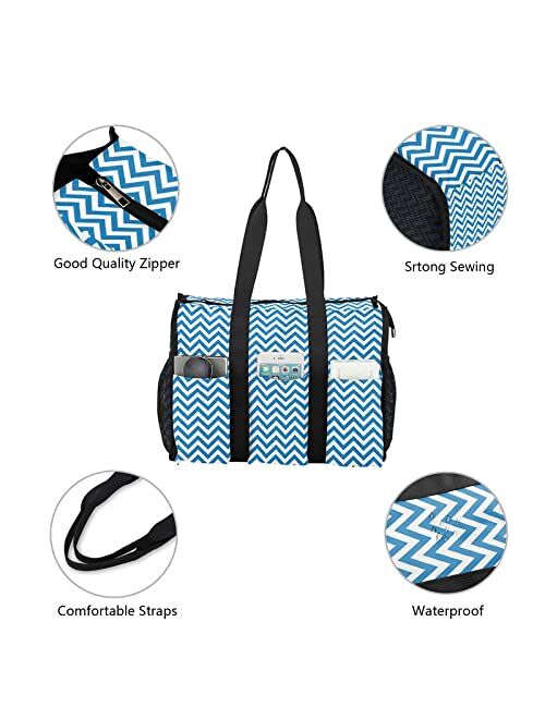 Diykst Nurse Bags For Work Nursing Bag Tote for Women Zip Canvas Travel Weekender Bag for Nursing Students