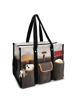 Glat Coberry Teacher Utility Tote Bag with Multiple Pockets