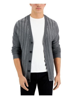 Men's Striped Cardigan, Created for Macy's