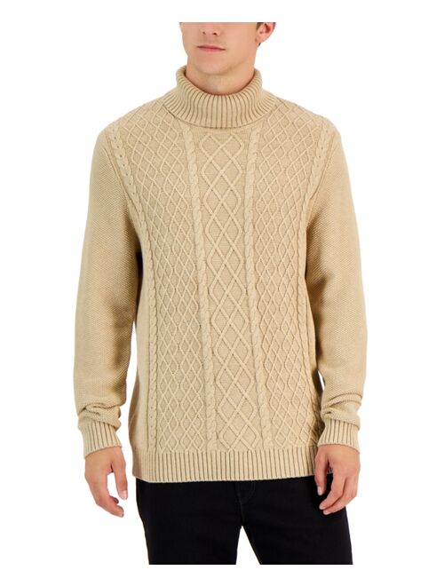 Club Room Men's Chunky Turtleneck Sweater, Created for Macy's