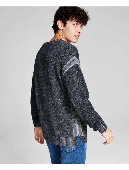And Now This Men's Oversized Sleeve Detailed Sweater, Created for Macy's