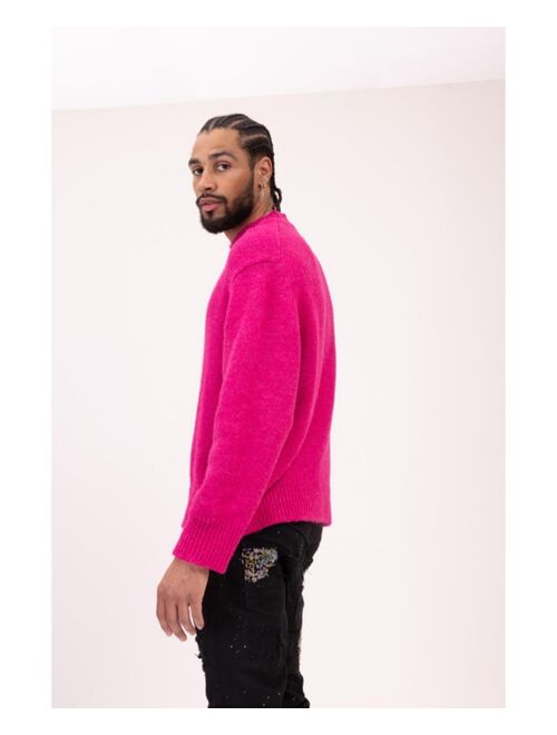 RON TOMSON Men's Modern Oversized Bold Sweater