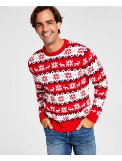 Men's Nordic Fair Isle Holiday Sweater, Created for Macy's
