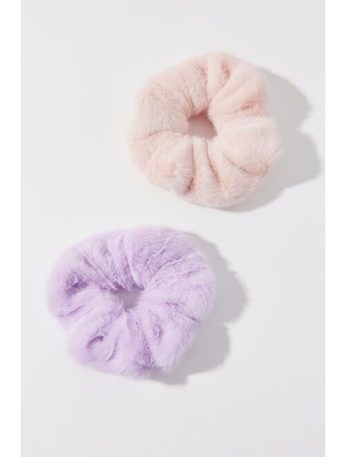 Urban Outfitters Fuzzy Scrunchie Set
